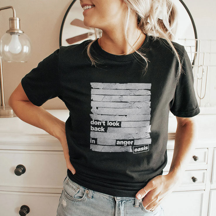 Oasis Live ’25 World Tour Don’t Look Back In Anger T Shirt