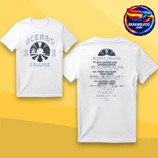 Oceans Calling 2026 festival Ocean City Maryland record lineup Two Sided Shirt