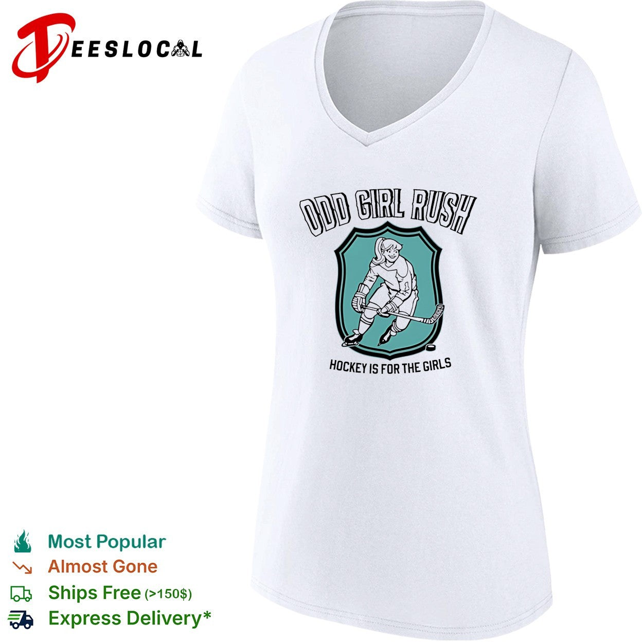 Odd Girl Rush Hockey Is for the Girls shierd shirt
