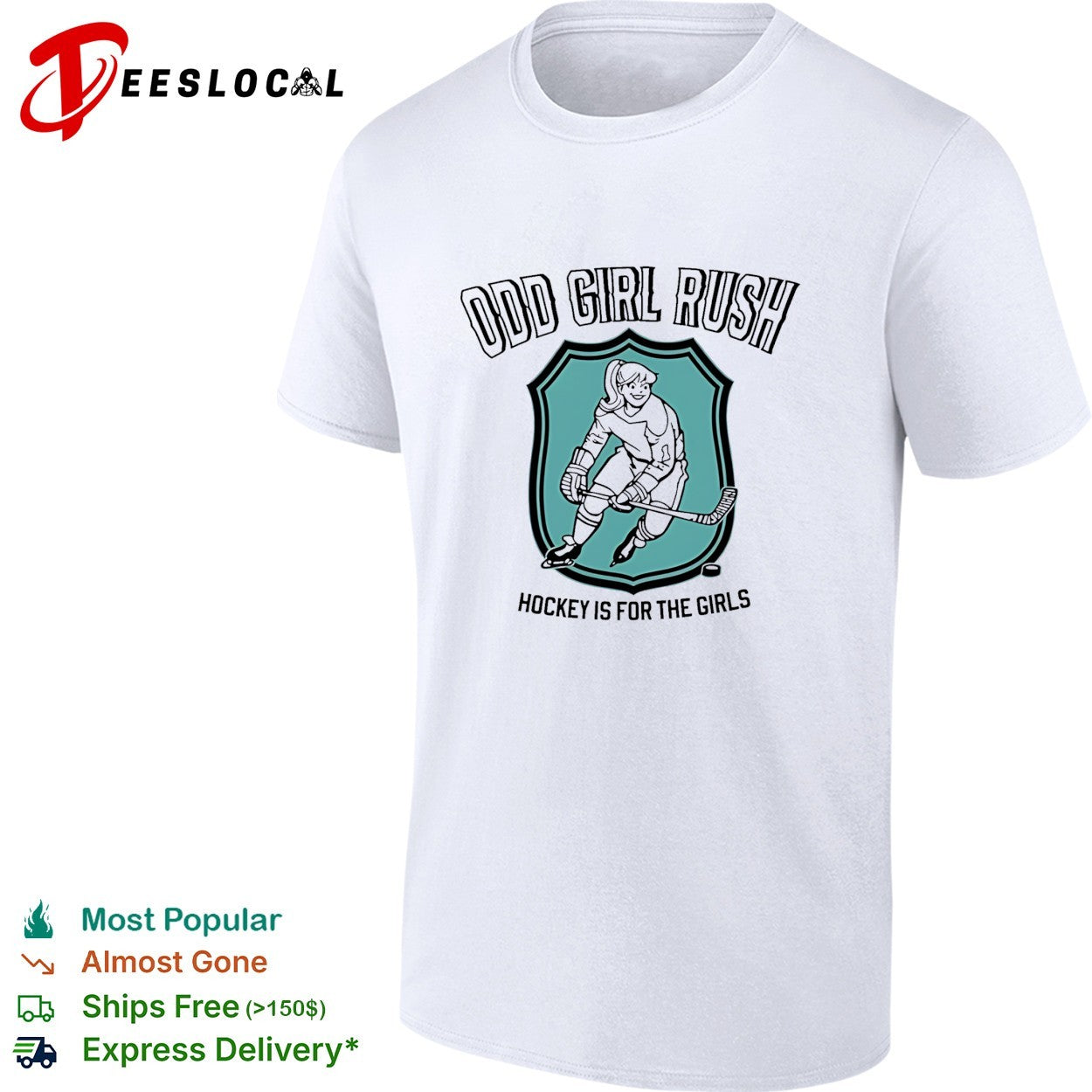 Odd Girl Rush Hockey Is for the Girls shierd shirt