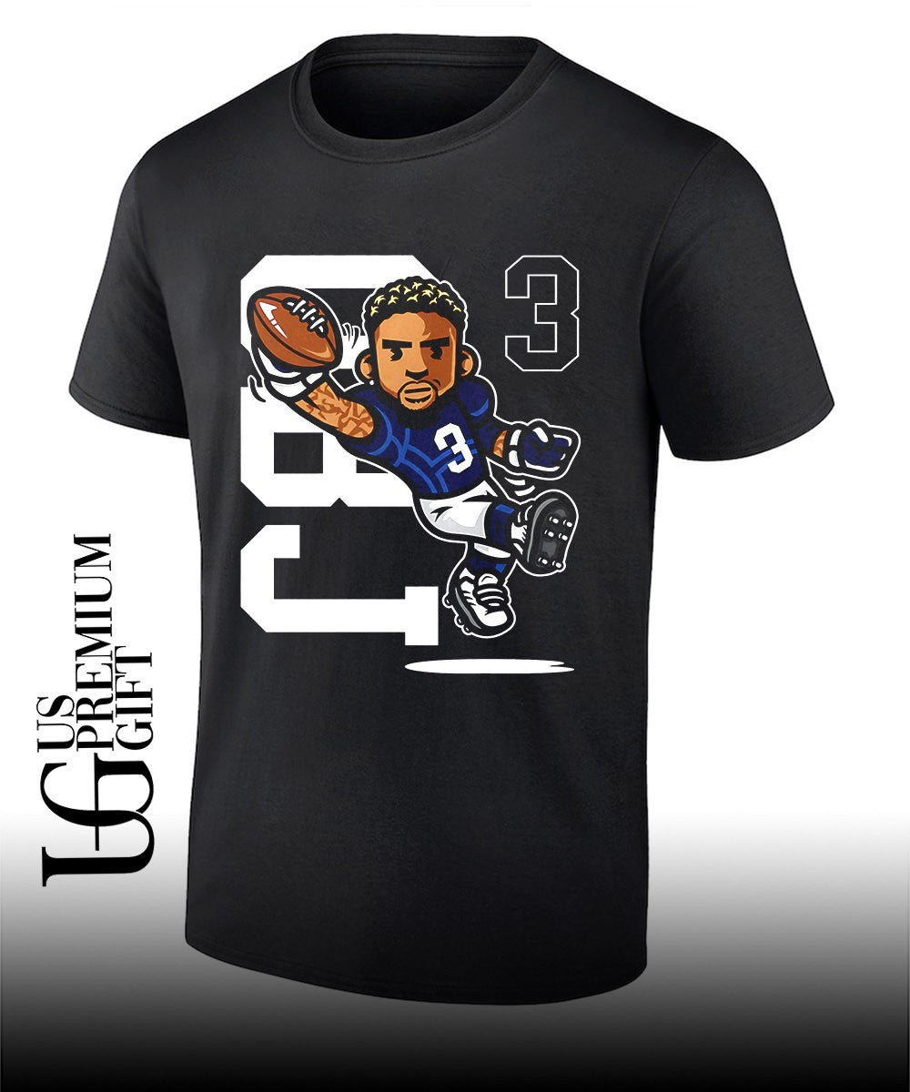 Odell Beckham Jr. player New York Giants Football toons catch shirt