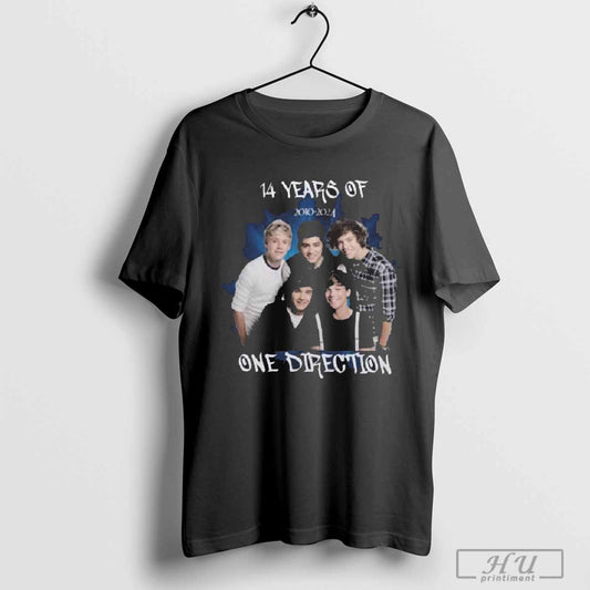 Official 14 Years Of One Direction 2010 2024 - clothing by TeeHivey.com