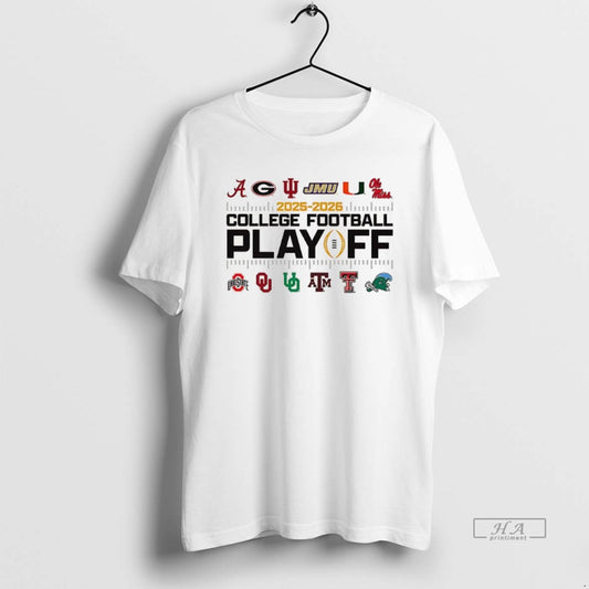 Official 2025 2026 College Football Playoff 12 Team Logo - clothing by TeeHivey.com