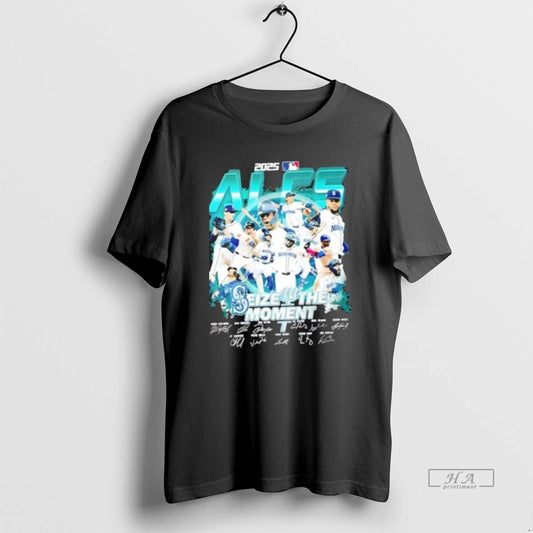 Official 2025 Alcs Size The Moment Seattle Mariners All Names Signatures - clothing by TeeHivey.com