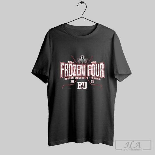 Official 2025 Ncaa Frozen Four Mens Ice Hockey Tournament Boston Terriers University Logo - clothing by TeeHivey.com