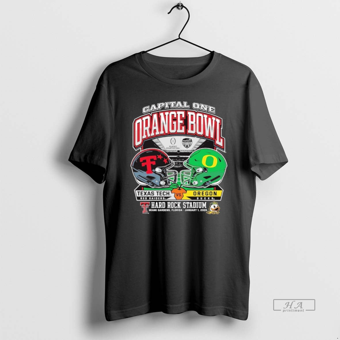 Official 2026 Capital One Orange Bowl Dueling Helmets Vs - clothing by TeeHivey.com