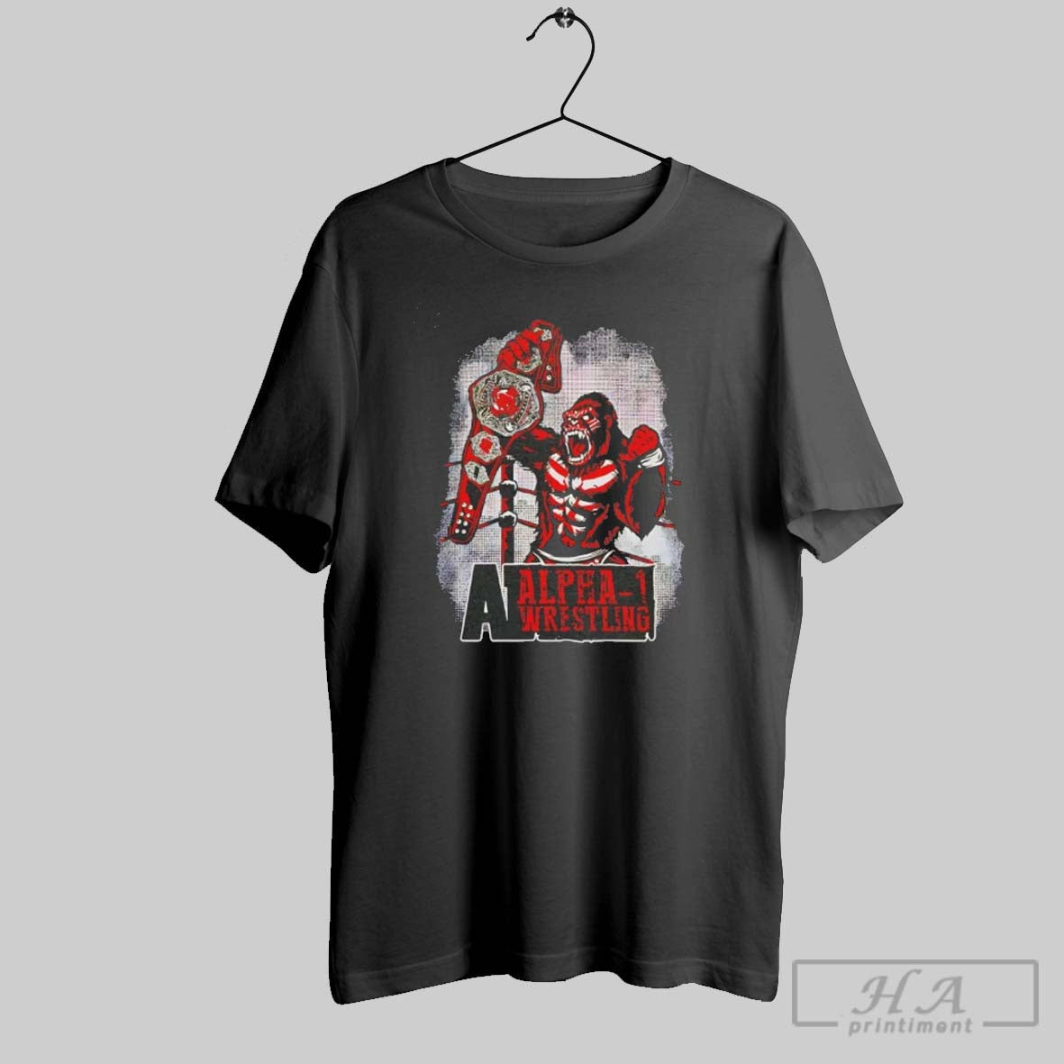 Official A1 Champions Alpha 1 Wrestling Gorilla