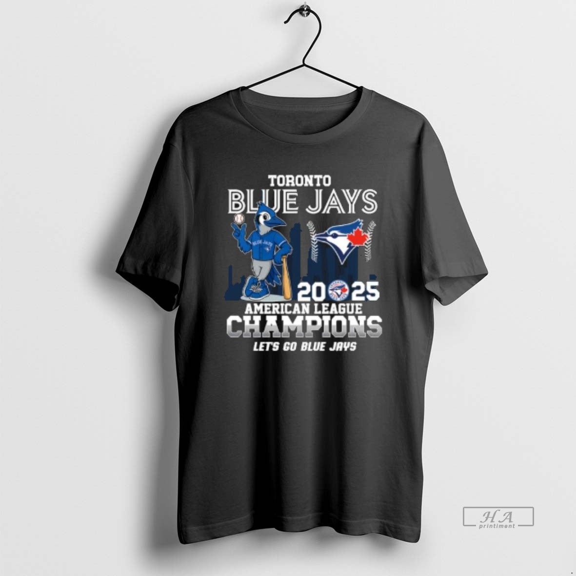 Official Ace Toronto Blue Jays 2025 American League Champions Lets Go Blue Jays - clothing by TeeHivey.com