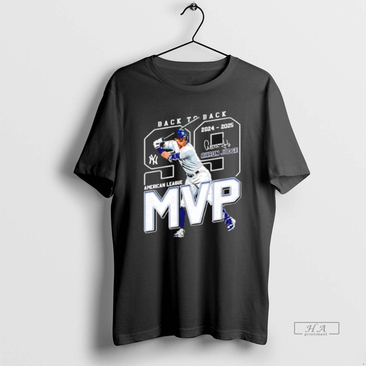 Official Aaron Judge Back To Back 2024 25 American League Mvp - clothing by TeeHivey.com