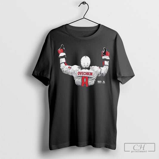 Official Alex Ovechkin Washington Capitals Jersey Silhouette Shirt Sweater