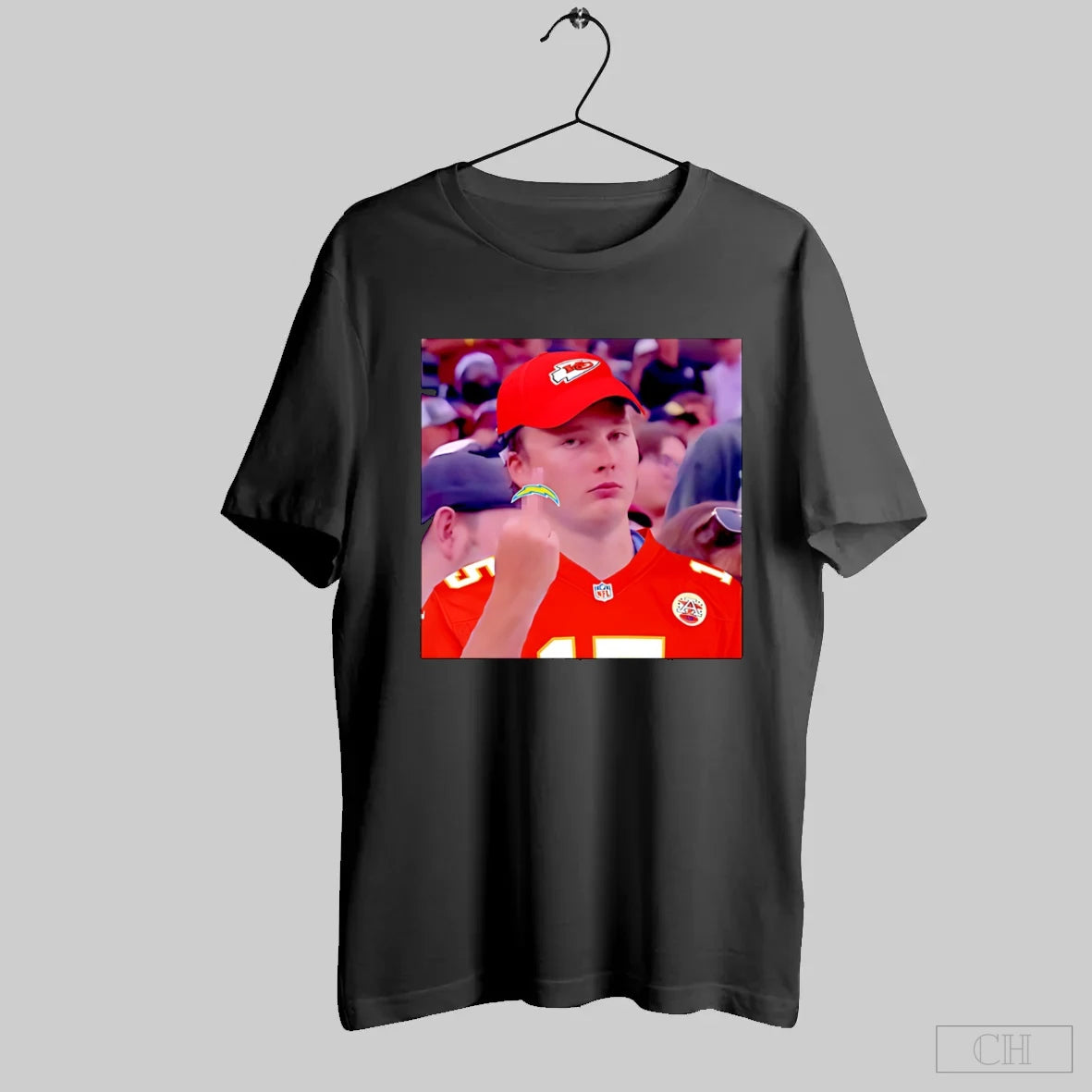 Official Angry Alabama Fan Kc Chiefs Middle Finger La Chargers - clothing by TeeHivey.com