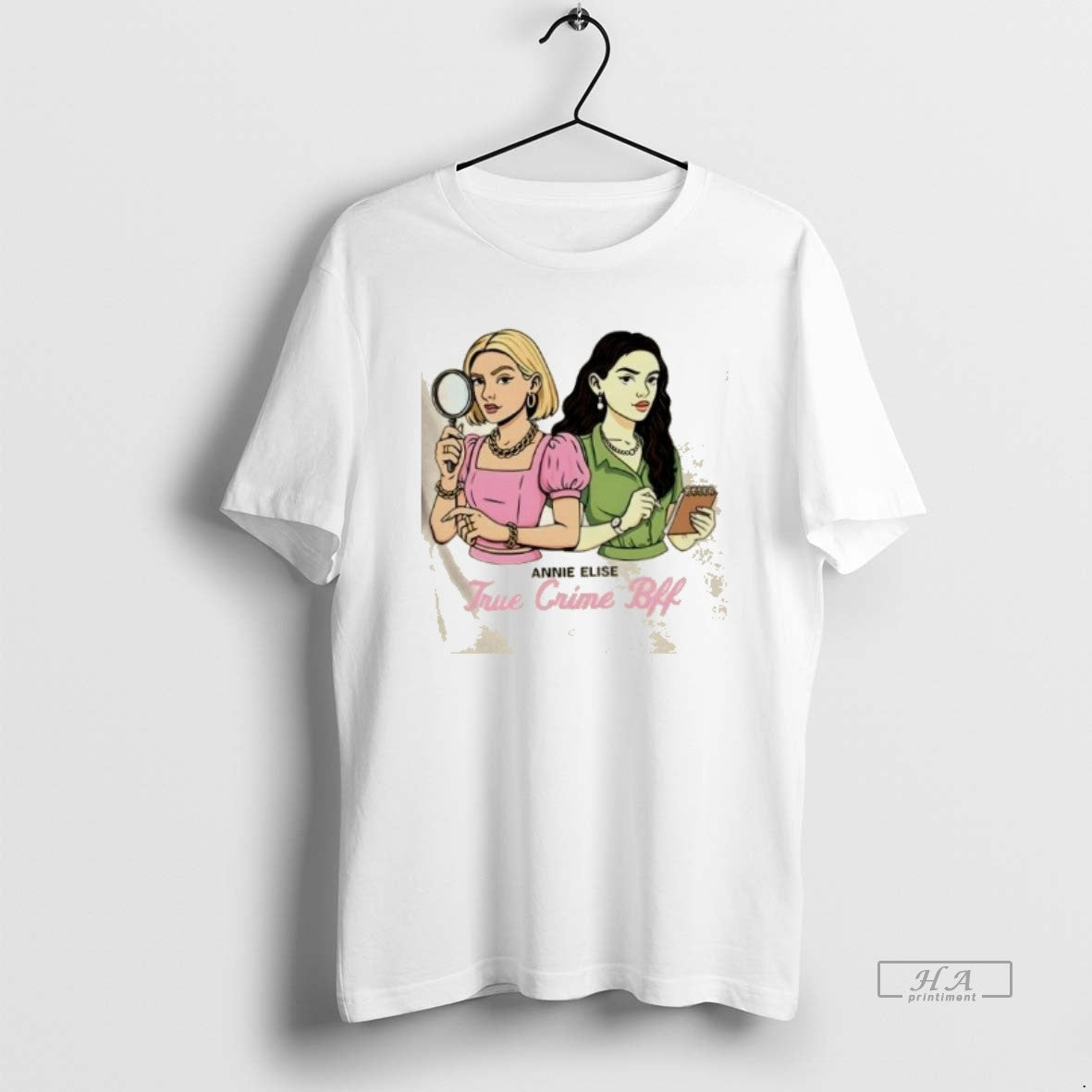 Official Annie Elise True Crime Bff Cartoon - clothing by TeeHivey.com