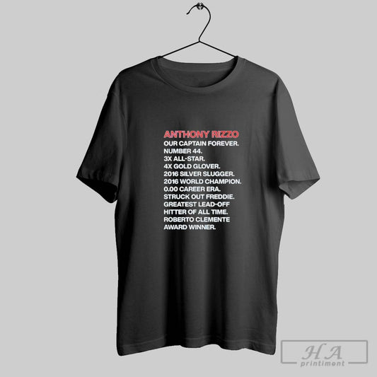 Official Anthony Rizzo Our Captain Forever Chicago Cubs - clothing by TeeHivey.com