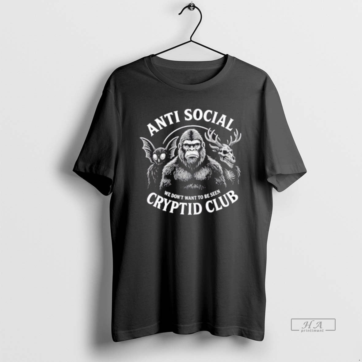 Official Anti Social Cryptid Club We Dont Want To Be Seen - clothing by TeeHivey.com