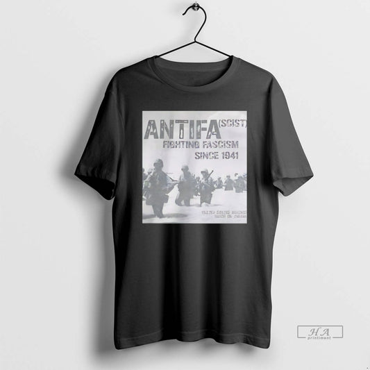 Official Antifa Scist Fighting Fascism Since 1941 United States Marines March On Tarawa - clothing by TeeHivey.com