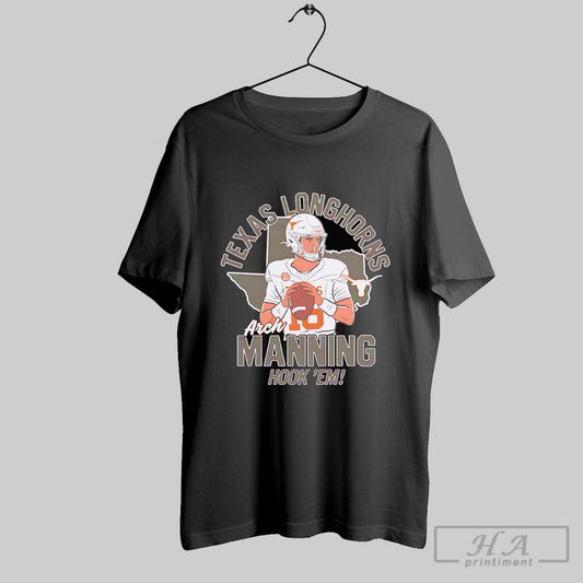 Official Arch Manning Texas Longhorns Name And Number