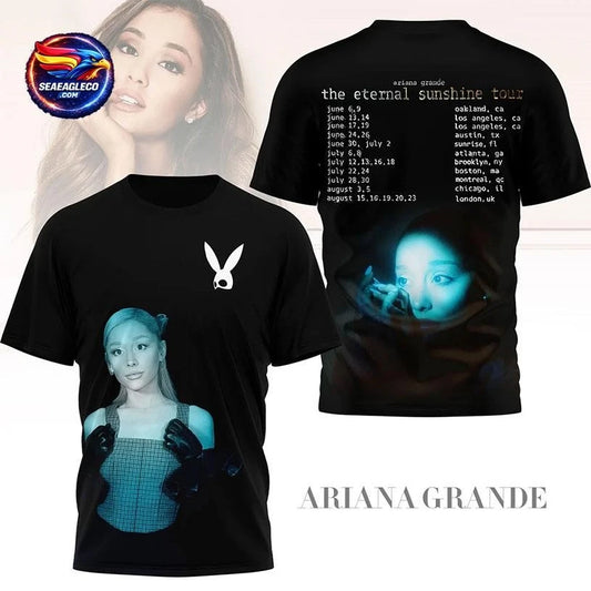Official Ariana Grande Eternal Sunshine Tour 2026 Two Sided Shirt