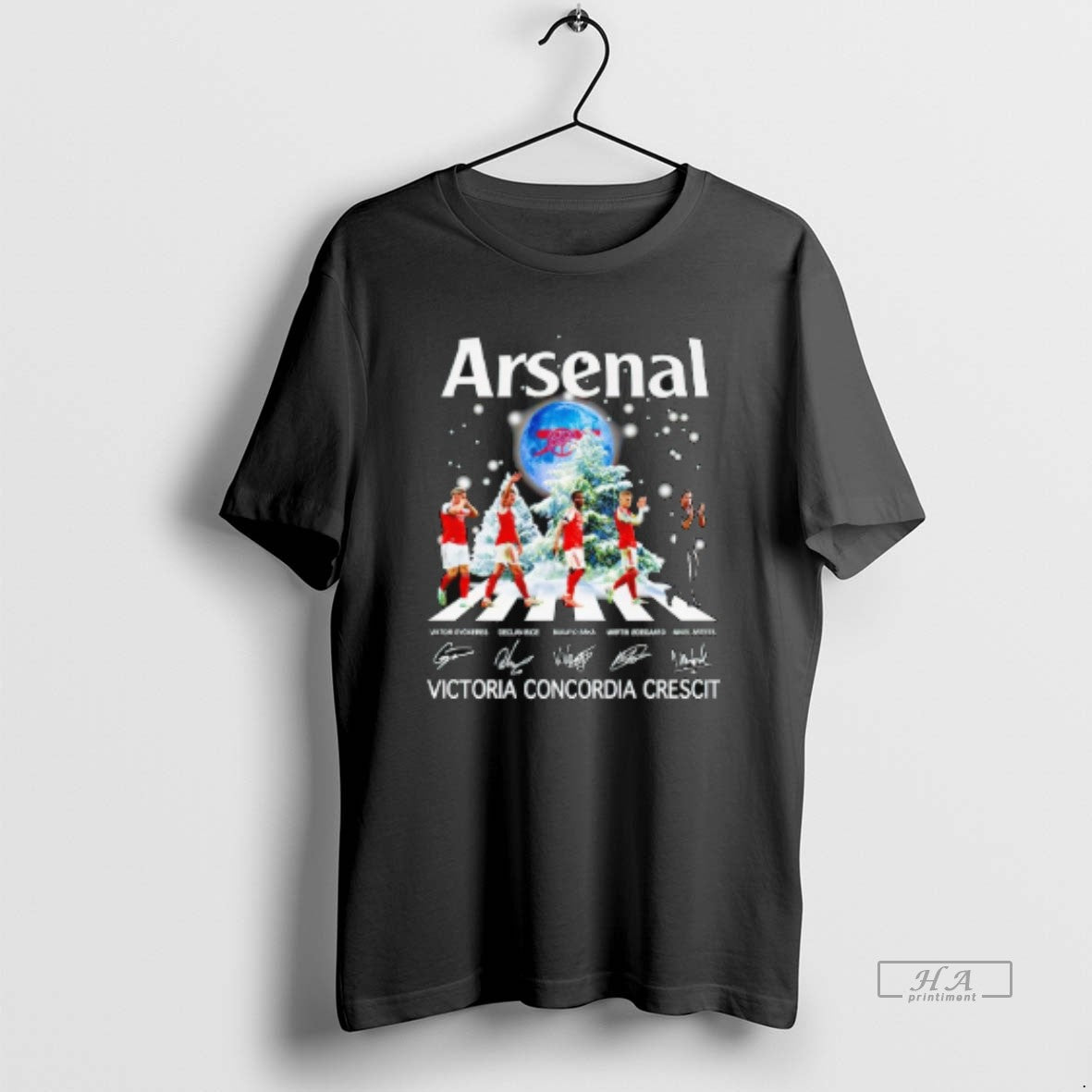 Official Arsenal Fc Victoria Concordia Crescit Signature Abbey Road - clothing by TeeHivey.com
