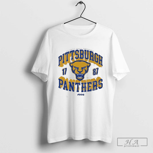 Official Atlantic Coast Conference Pittsburgh Panthers 1787 Field Arched Vintage Graphict - clothing by TeeHivey.com