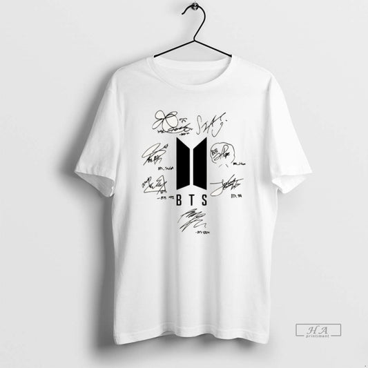 Official Bts 2026 Comeback Kpop Lover Signatures - clothing by TeeHivey.com