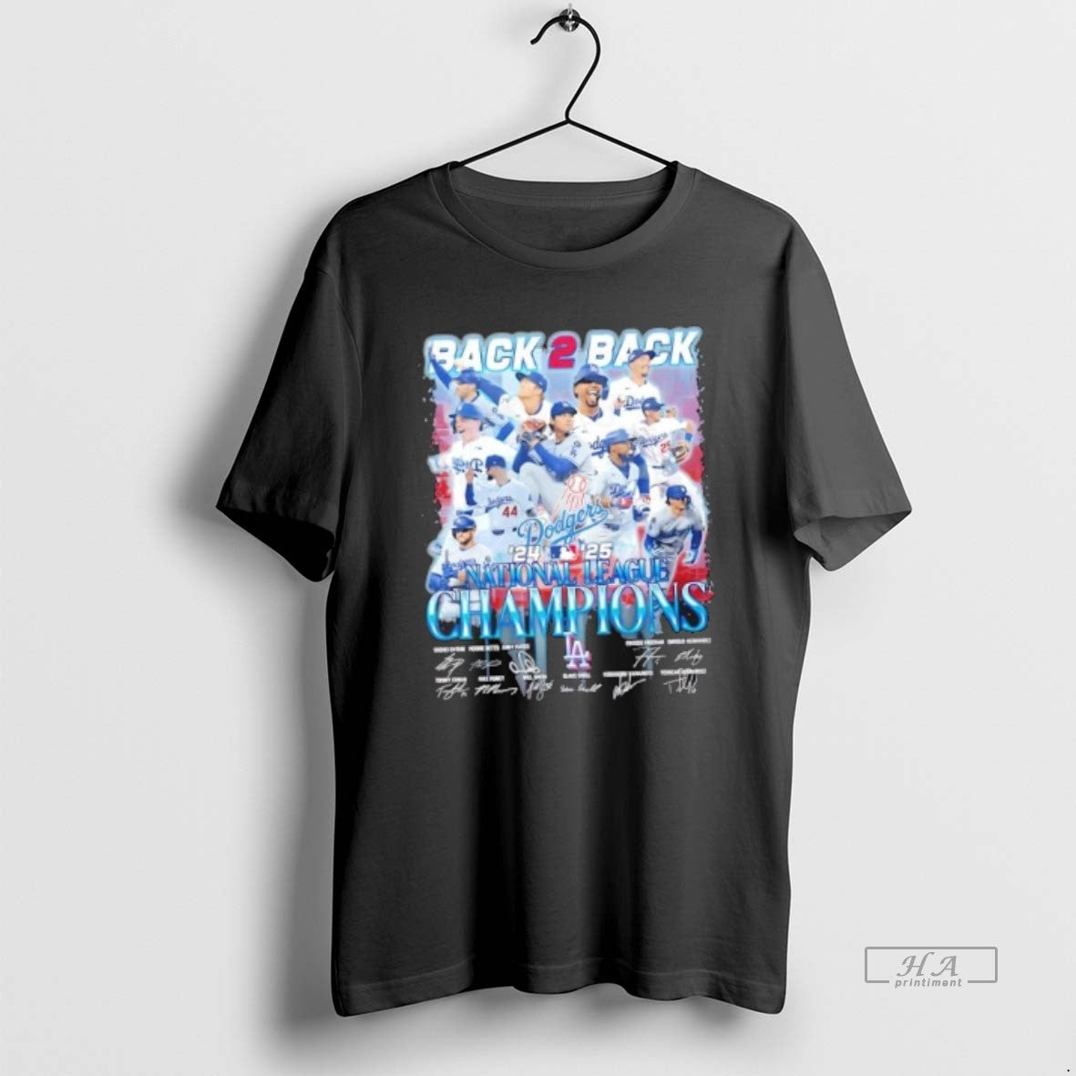 Official Back 2 Back 2024 25 National League Champions Shohei Ohtani And Players Signatures - clothing by TeeHivey.com