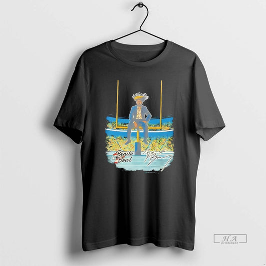 Official Bad Bunny Benito Bowl Puerto Rico Football Signature Vintage - clothing by TeeHivey.com