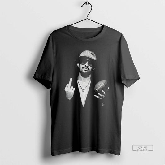 Official Bad Bunny Middle Finger Hip Hop Football Latin Music Inspired Vintage - clothing by TeeHivey.com