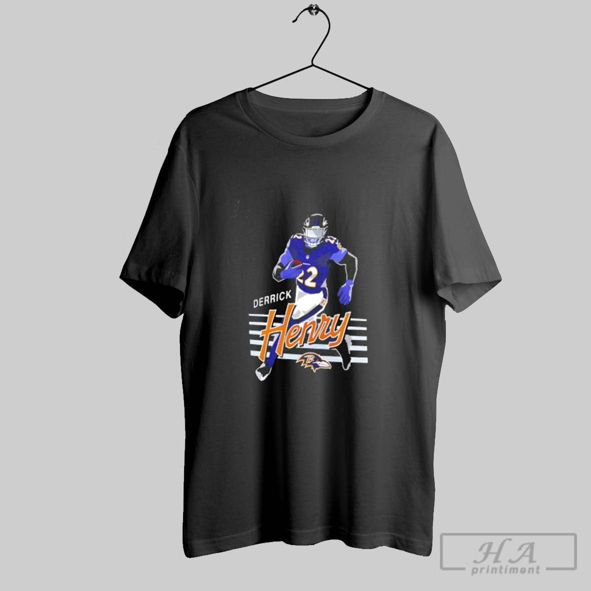 Official Baltimore Ravens Derrick Henry Illustrative Pack - clothing by TeeHivey.com