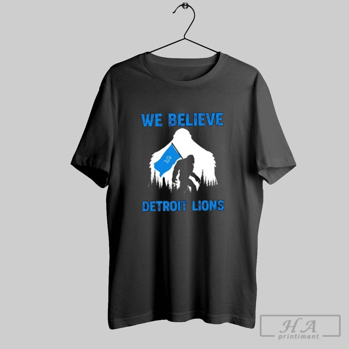 Official Bigfoot We Believe Detroit Lions - clothing by TeeHivey.com
