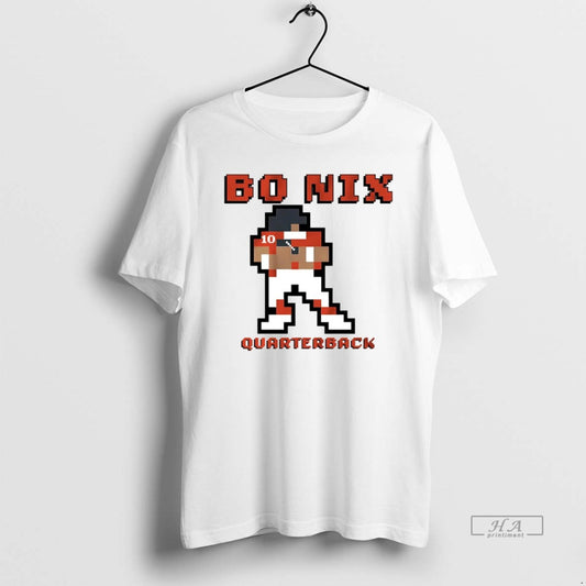 Official Bo Nix Quarterback Baller Pixel Broncos - clothing by TeeHivey.com