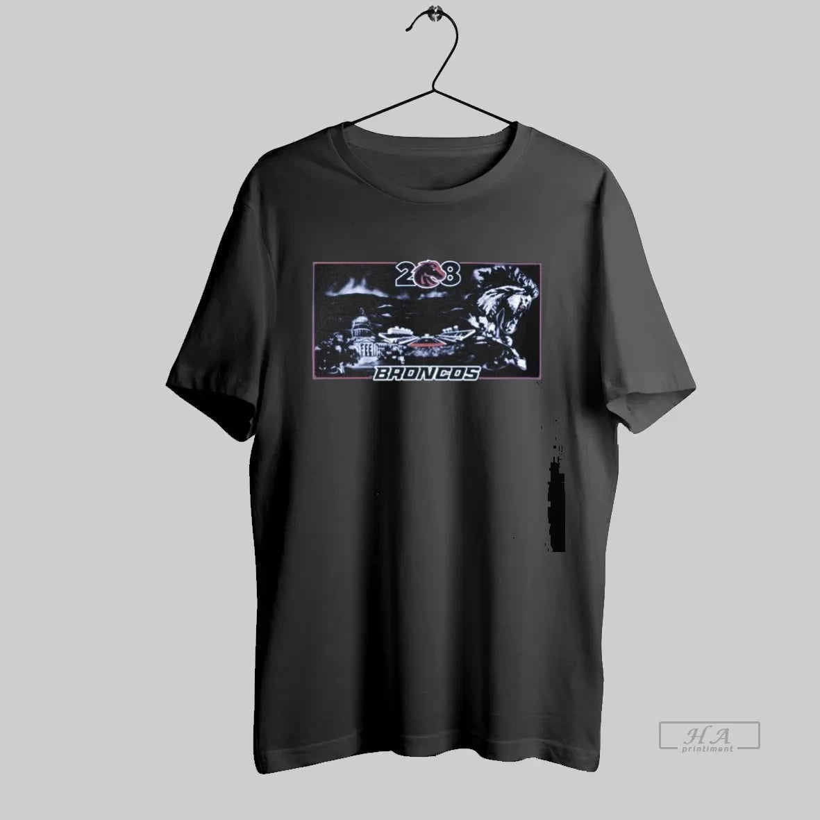 Official Boise State Broncos 208 Blue Print - clothing by TeeHivey.com