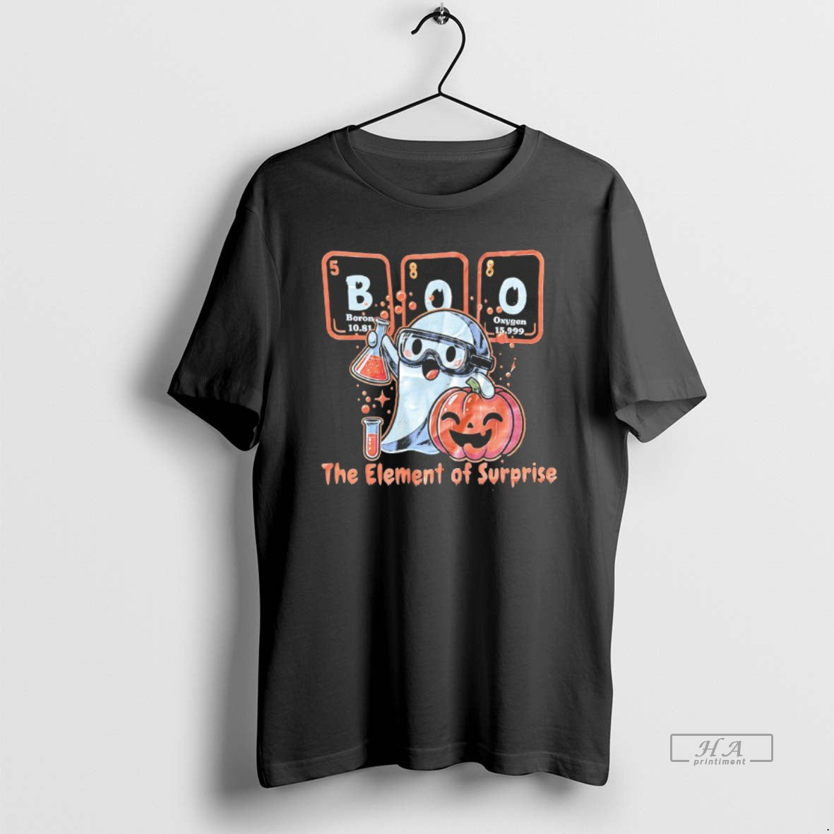 Official Boo The Element Of Surprise Halloween - clothing by TeeHivey.com