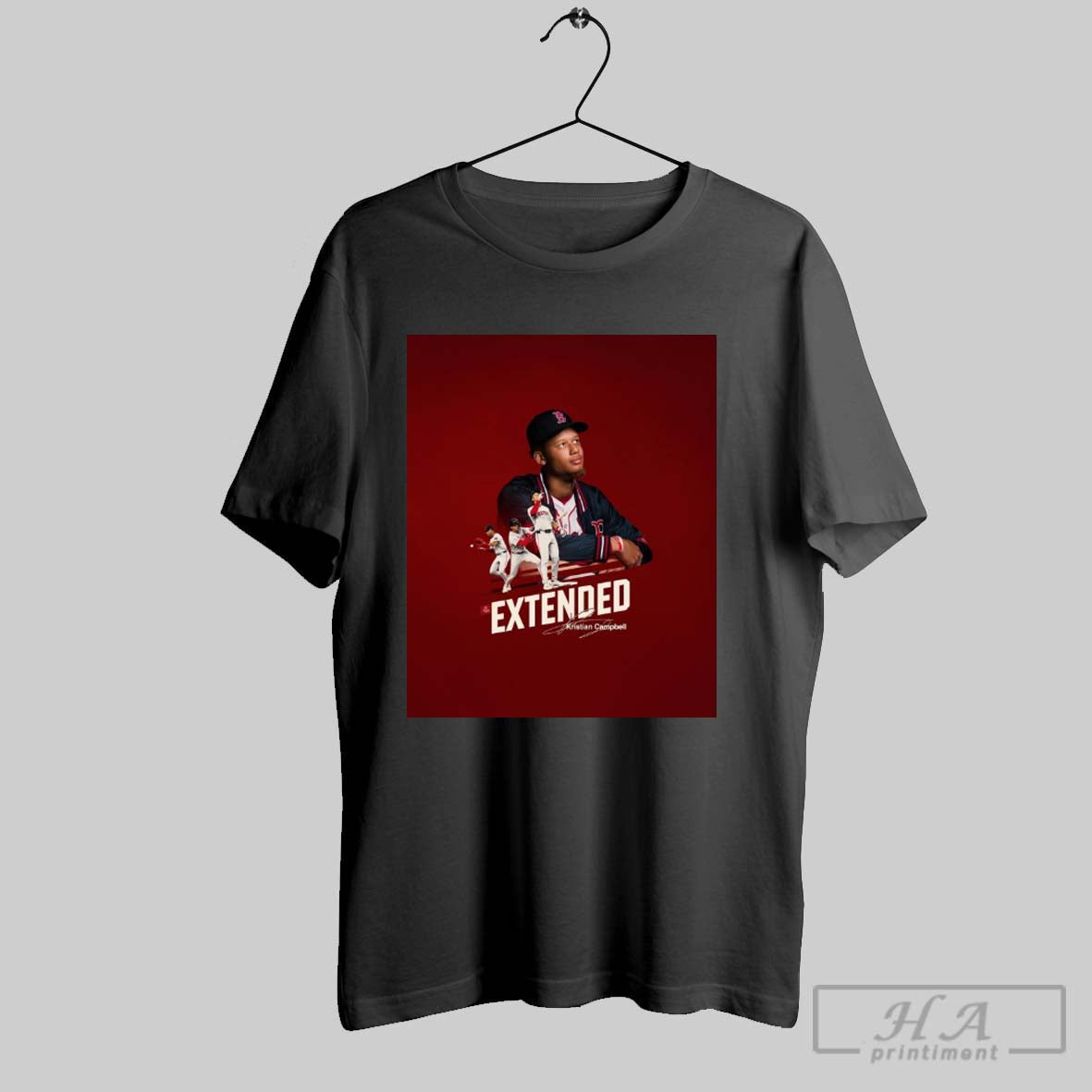 Official Boston Red Sox Baseball Extended Kristian Campbell Kcs Sticking Around Signature Poster - clothing by TeeHivey.com