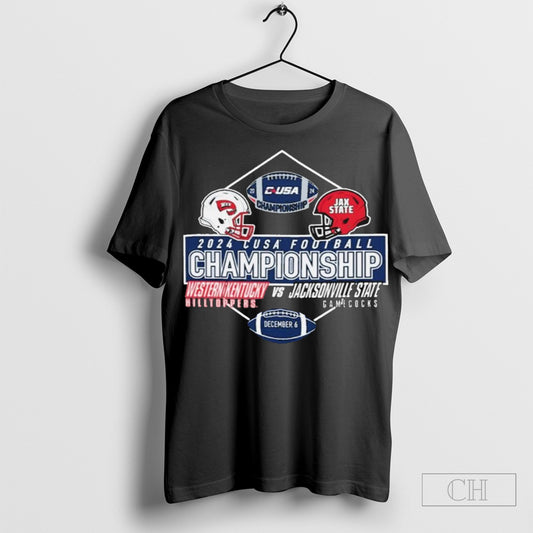 Official C Usa Football 2024 Championship Western Kentucky Vs Jacksonville State - clothing by TeeHivey.com