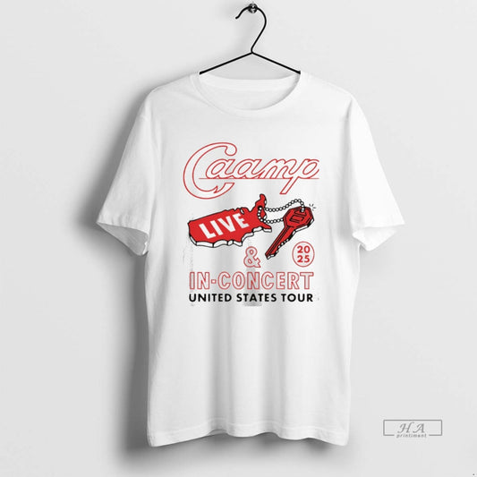 Official Caamp Live And In Concert United States Tour The Band Brothers Keychain 2025 - clothing by TeeHivey.com
