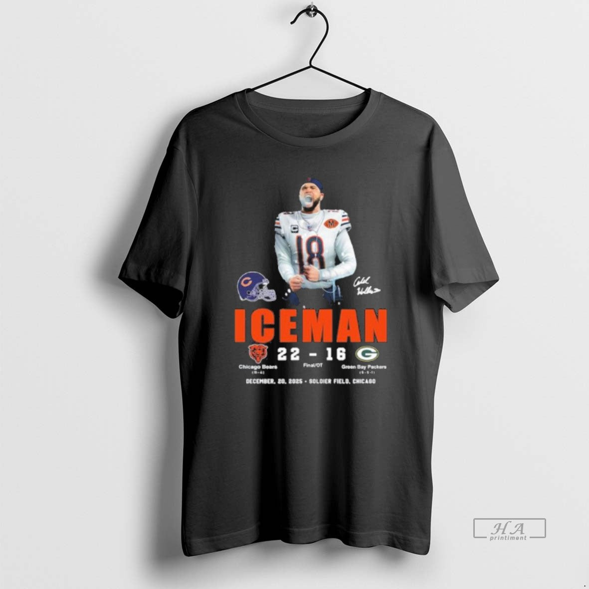 Official Caleb Williams Iceman Bears 22 16 Packers - clothing by TeeHivey.com