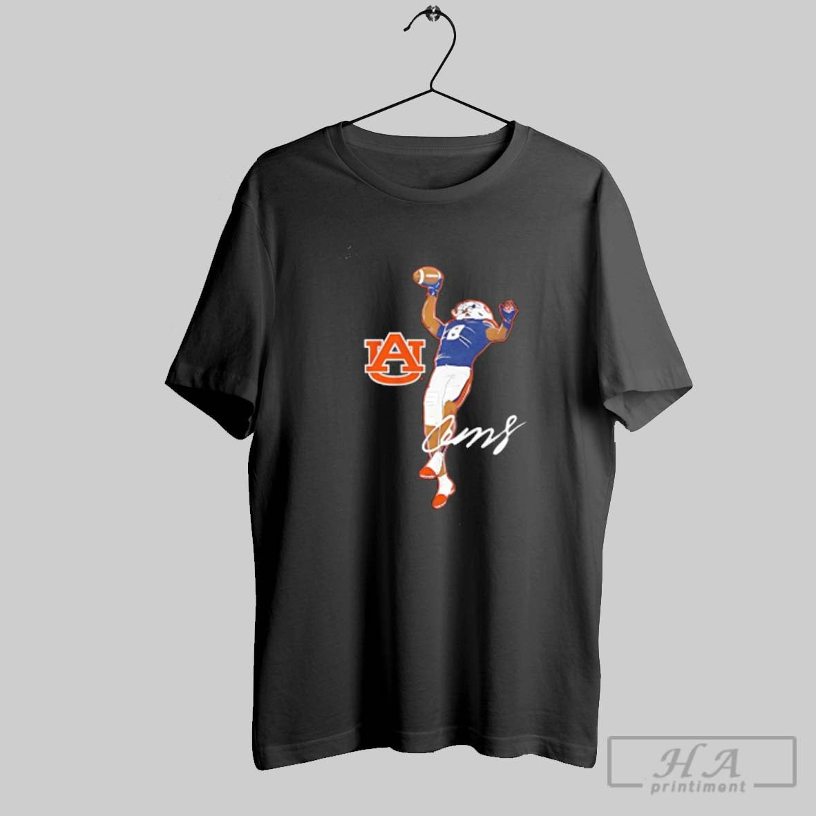 Official Cam Coleman Auburn Tigers Superstar Pose Signature - clothing by TeeHivey.com