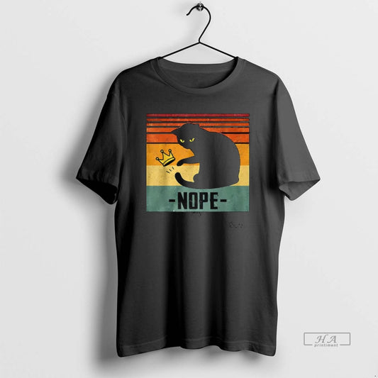 Official Cat Nope King Vintage - clothing by TeeHivey.com