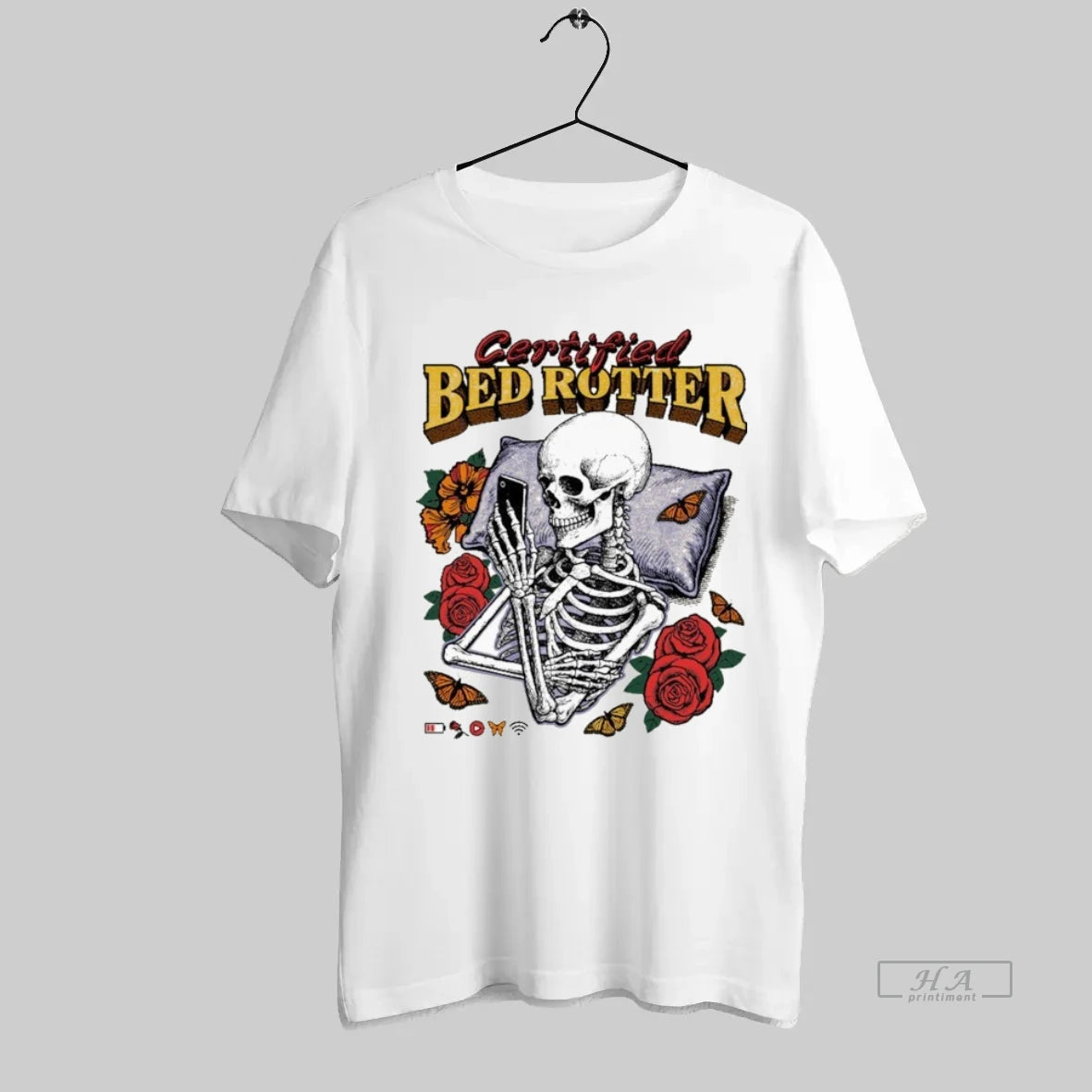 Official Certified Bed Rotter Skeleton - clothing by TeeHivey.com