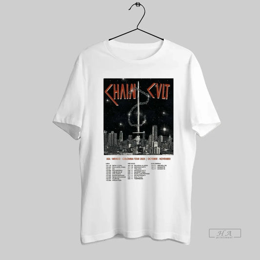 Official Chain Cult Mexico Colombia Tour Oct Nov 2025 - clothing by TeeHivey.com