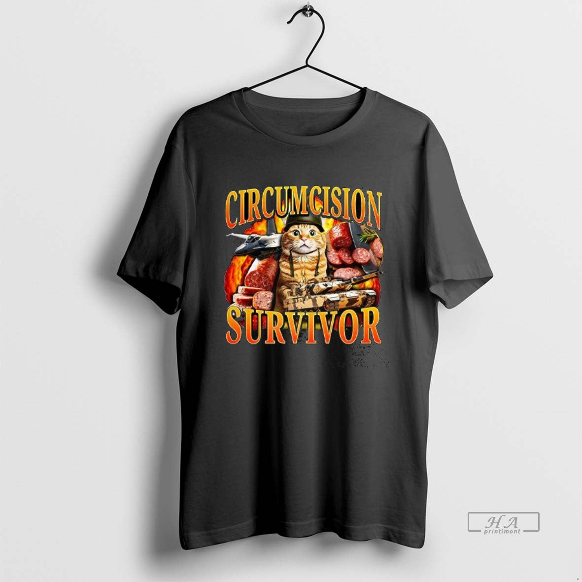 Official Circumcision Survivor Cat Sausage Meme - clothing by TeeHivey.com