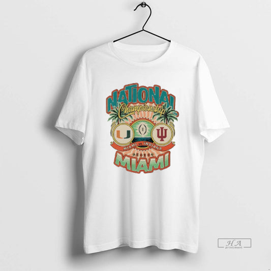 Official College Football Playoff 2026 National Championship Miami Vs Indiana Matchup - clothing by TeeHivey.com