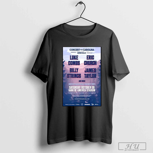 Official Concert For Carolina Bank Of America Stadium Oct 26 Tour Poster - clothing by TeeHivey.com