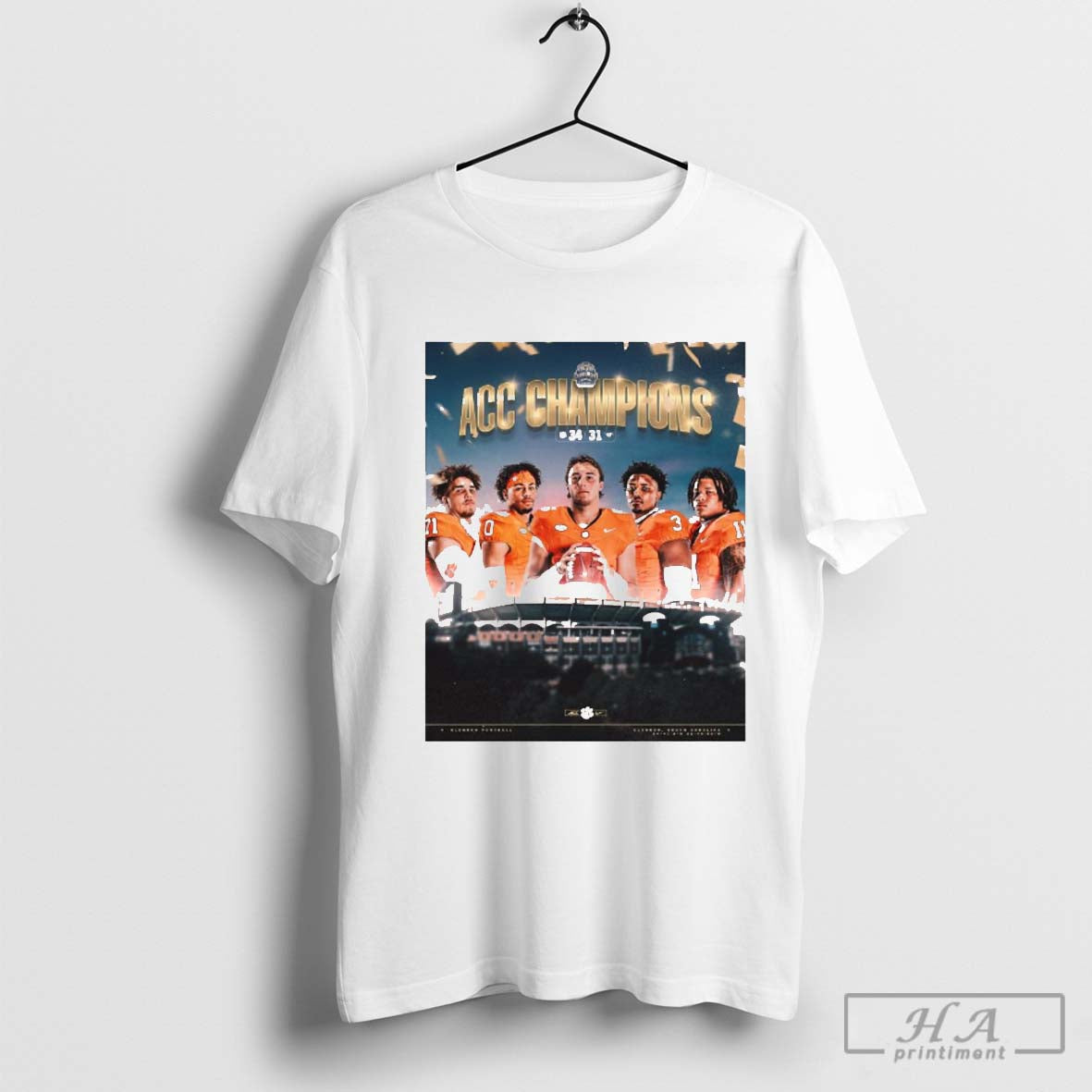 Official Congrats Clemson Tigers Are The 2024 Acc Football Conference Champions Poster - clothing by TeeHivey.com