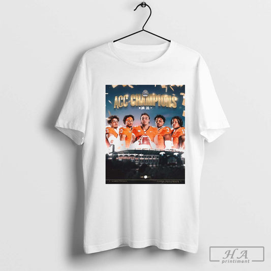 Official Congrats Clemson Tigers Are The 2024 Acc Football Conference Champions Poster - clothing by TeeHivey.com