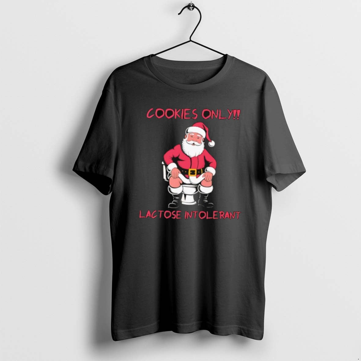 Official Cookies Only Lactose Intolerant Santa Claus - clothing by TeeHivey.com