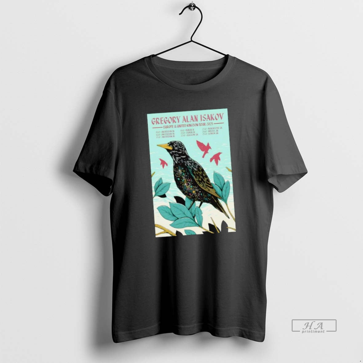 Official Cow Gregory Alan Isakov Europe And Uk 2025 Tour - clothing by TeeHivey.com