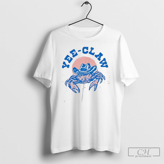 Official Crab Yee Claw Western Cowboy Parody Sweater
