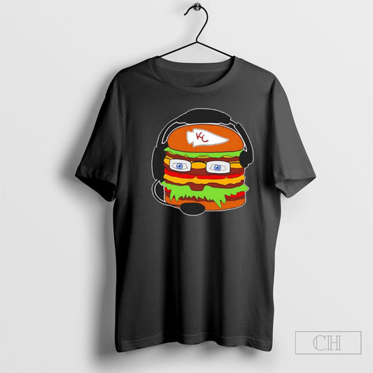 Official Cursed Burger Andy Reid Kansas City Chiefs Football Coach Sweater