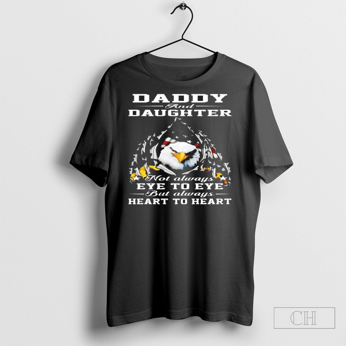 Official Daddy And Daughter Not Always Eye To Eye But Always Heart To Heart Sweater